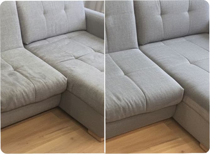 Pranie zabrudzonego narożnika